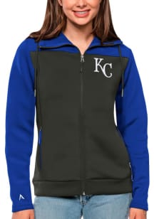 Antigua Kansas City Royals Womens Blue Protect Medium Weight Jacket
