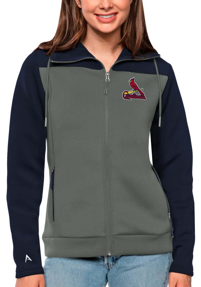 St. Louis Cardinals Cutter & Buck Shoreline Heathered Womens Full Zip Jacket  - Cutter & Buck