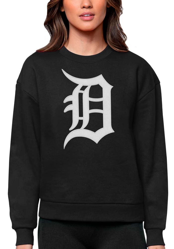 Women's Antigua Detroit Tigers Victory Full-Zip Hoodie