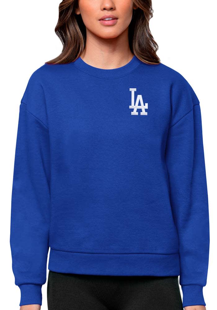 Los Angeles Dodgers LA logo Sweater - Crewneck - Sweatshirt Blue