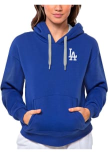 Antigua Los Angeles Dodgers Womens Blue Victory Hooded Sweatshirt