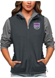 Antigua Sacramento Kings Womens Charcoal Course Vest