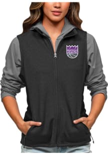 Antigua Sacramento Kings Womens Black Course Vest