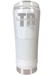 Tampa Bay Buccaneers 24 oz Opal Stainless Steel Tumbler - White