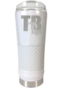 Tampa Bay Rays 24 oz Opal Stainless Steel Tumbler - White