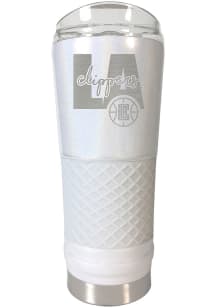 Los Angeles Clippers 24 oz Opal Stainless Steel Tumbler - White