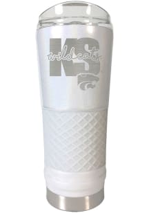 K-State Wildcats 24 oz Opal Stainless Steel Tumbler - White