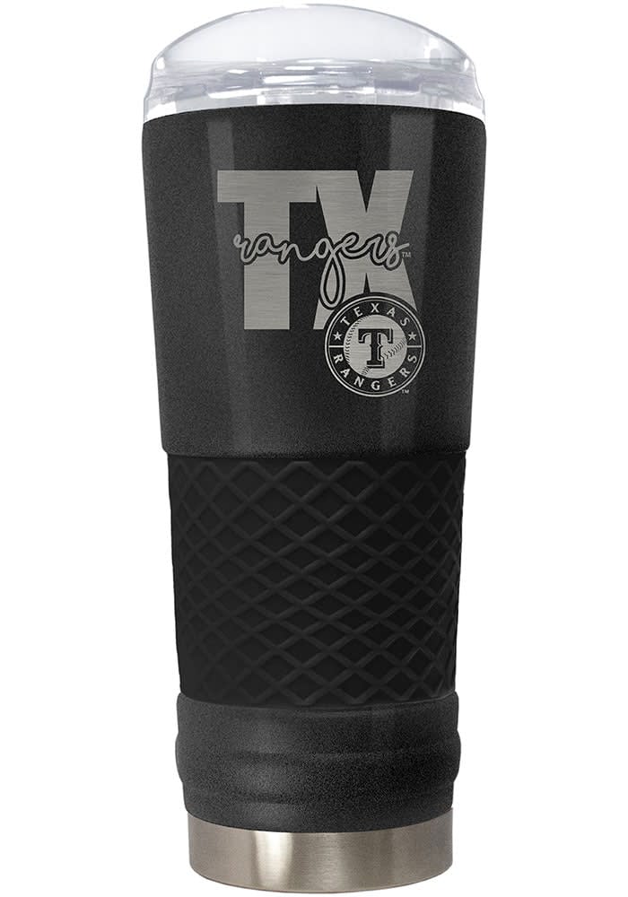 Yeti Texas Rangers Rambler 24 oz Stainless Steel Tumbler - Black