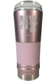New York Islanders 24 oz Rose Stainless Steel Tumbler - Pink