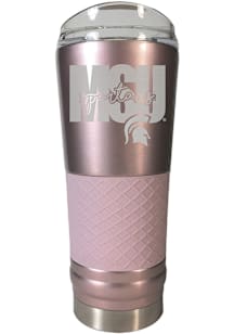 Michigan State Spartans 24 oz Rose Stainless Steel Tumbler - Pink
