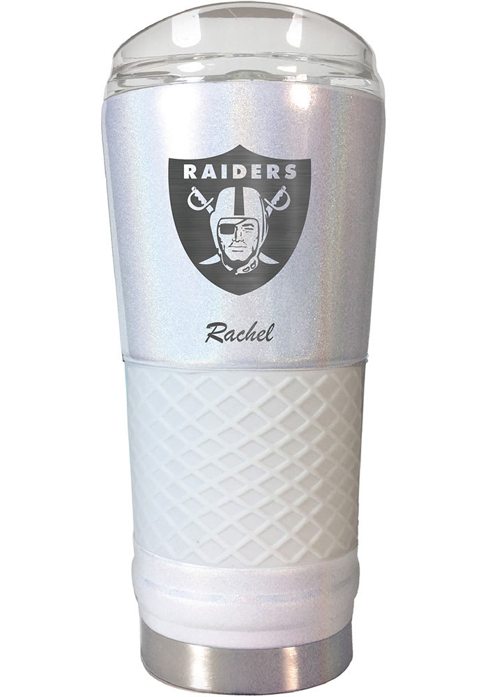 Las Vegas Raiders 16oz. Colorblock Stainless Steel Curved Tumbler