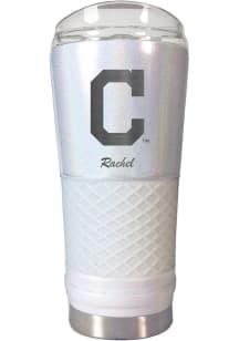 Cleveland Guardians Personalized 24 oz Opal Stainless Steel Tumbler - White