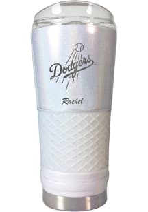 Los Angeles Dodgers Personalized 24 oz Opal Stainless Steel Tumbler - White