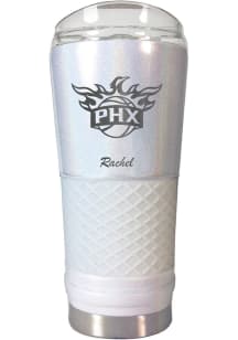 Phoenix Suns Personalized 24 oz Opal Stainless Steel Tumbler - White
