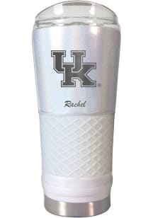 Kentucky Wildcats Personalized 24 oz Opal Stainless Steel Tumbler - White