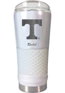 Tennessee Volunteers Personalized 24 oz Opal Stainless Steel Tumbler - White