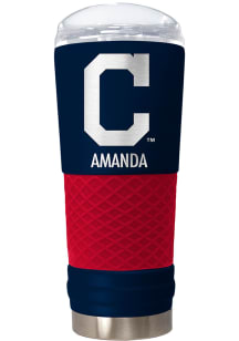 Cleveland Guardians Personalized 24 oz Team Color Stainless Steel Tumbler - Red