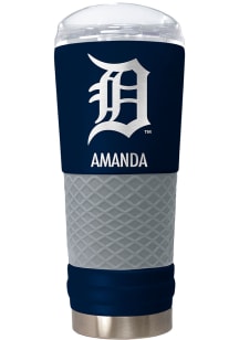 Detroit Tigers Personalized 24 oz Team Color Stainless Steel Tumbler - Blue