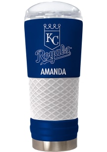 Kansas City Royals Personalized 24 oz Team Color Stainless Steel Tumbler - Blue