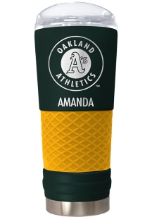 Oakland Athletics Personalized 24 oz Team Color Stainless Steel Tumbler - Green