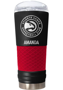 Atlanta Hawks Personalized 24 oz Team Color Stainless Steel Tumbler - Red