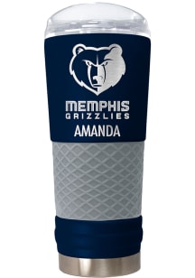 Memphis Grizzlies Personalized 24 oz Team Color Stainless Steel Tumbler - Blue
