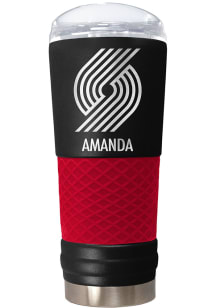 Portland Trail Blazers Personalized 24 oz Team Color Stainless Steel Tumbler - Red