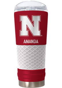 Nebraska Cornhuskers Personalized 24 oz Team Color Stainless Steel Tumbler - Red