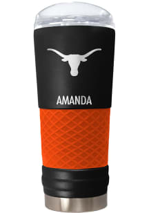 Texas Longhorns Personalized 24 oz Team Color Stainless Steel Tumbler - Burnt Orange