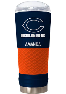 Chicago Bears Personalized 24 oz Team Color Stainless Steel Tumbler - Blue