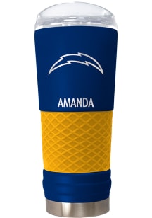 Los Angeles Chargers Personalized 24 oz Team Color Stainless Steel Tumbler - Navy Blue