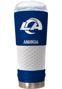 Los Angeles Rams Personalized 24 oz Team Color Stainless Steel Tumbler - Blue