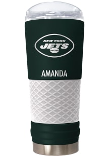 New York Jets Personalized 24 oz Team Color Stainless Steel Tumbler - Green