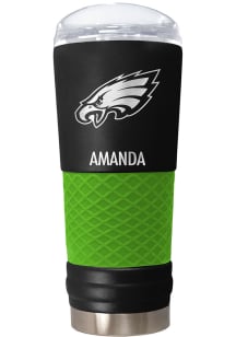 Philadelphia Eagles Personalized 24 oz Team Color Stainless Steel Tumbler - Green