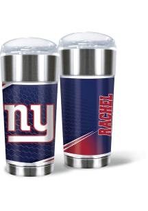 New York Giants Personalized 24 oz Eagle Stainless Steel Tumbler - Blue