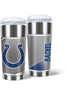 Indianapolis Colts Personalized 24 oz Eagle Stainless Steel Tumbler - Blue