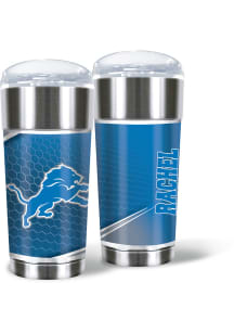 Detroit Lions Personalized 24 oz Eagle Stainless Steel Tumbler - Blue