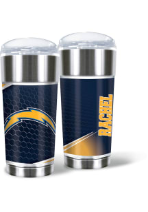 Los Angeles Chargers Personalized 24 oz Eagle Stainless Steel Tumbler - Navy Blue