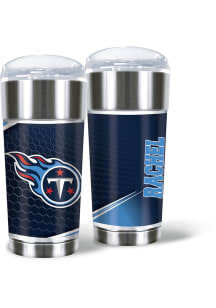 Tennessee Titans Personalized 24 oz Eagle Stainless Steel Tumbler - Navy Blue