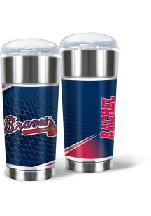 Atlanta Braves Personalized 24 oz Eagle Stainless Steel Tumbler - Red