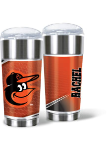 Baltimore Orioles Personalized 24 oz Eagle Stainless Steel Tumbler - Black
