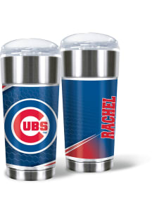 Chicago Cubs Personalized 24 oz Eagle Stainless Steel Tumbler - Red