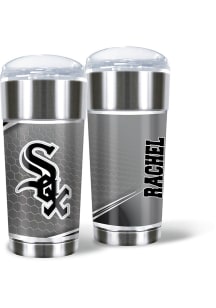 Chicago White Sox Personalized 24 oz Eagle Stainless Steel Tumbler - Black