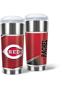 Cincinnati Reds Personalized 24 oz Eagle Stainless Steel Tumbler - Red