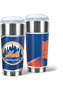 New York Mets Personalized 24 oz Eagle Stainless Steel Tumbler - Blue