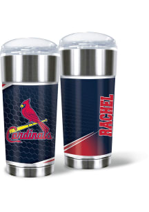 St Louis Cardinals Personalized 24 oz Eagle Stainless Steel Tumbler - Red