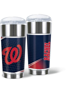 Washington Nationals Personalized 24 oz Eagle Stainless Steel Tumbler - Red