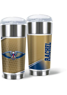 New Orleans Pelicans Personalized 24 oz Eagle Stainless Steel Tumbler - Red