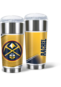 Denver Nuggets Personalized 24 oz Eagle Stainless Steel Tumbler - Navy Blue