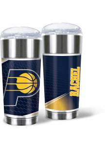 Indiana Pacers Personalized 24 oz Eagle Stainless Steel Tumbler - Navy Blue